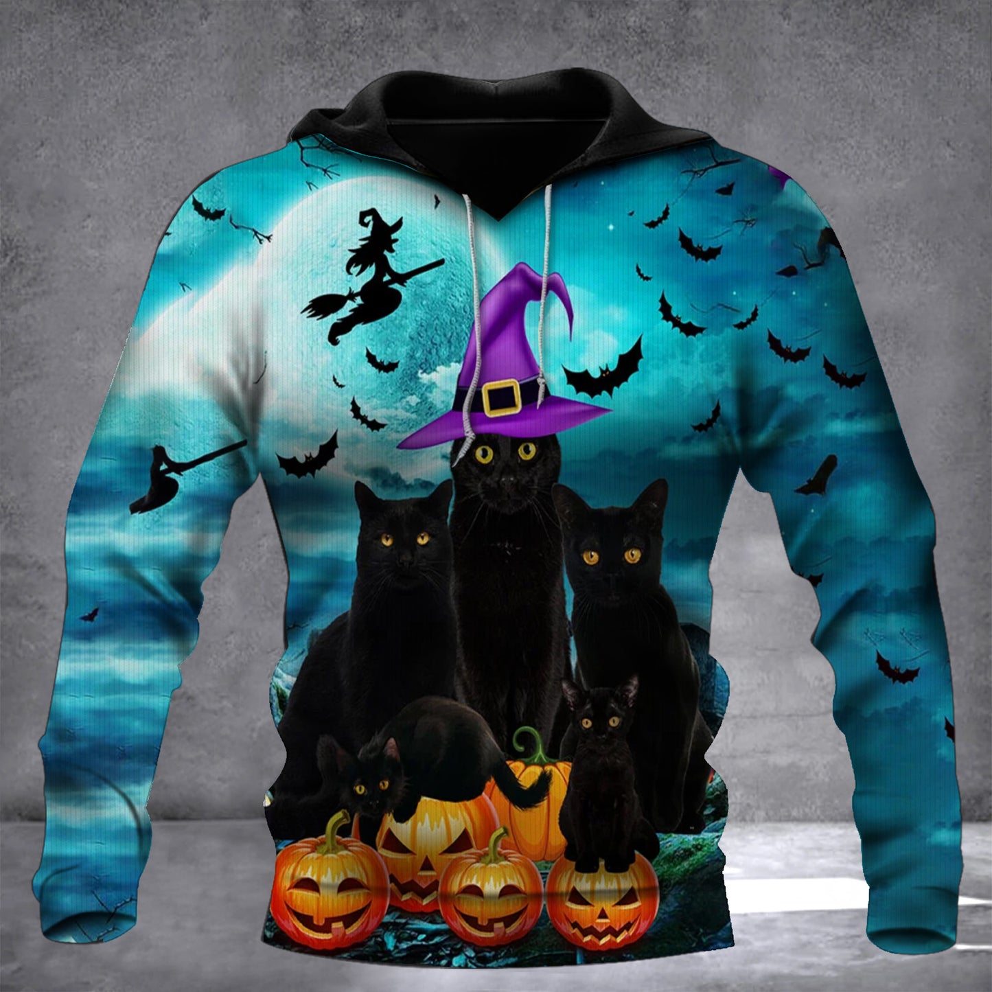 Black Cat Halloween Hoodie