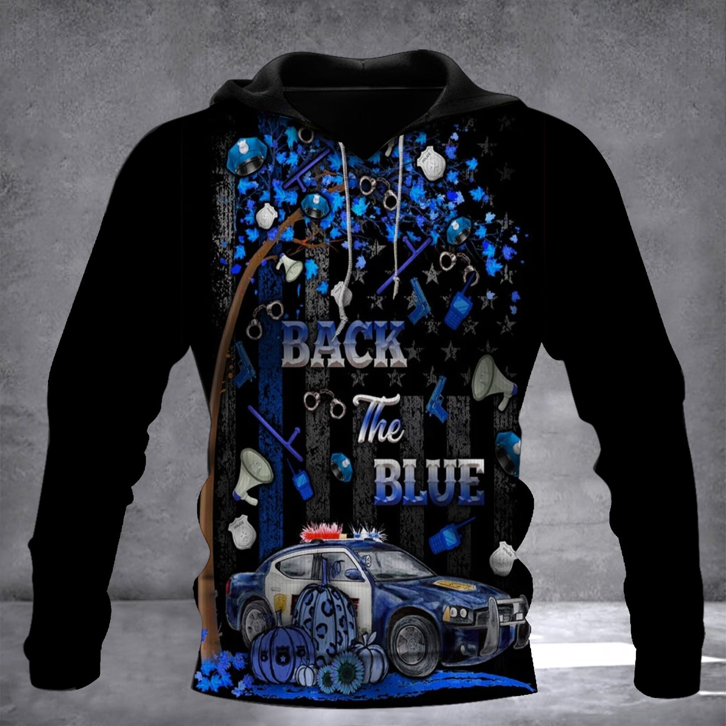 Black The Blue Hoodie