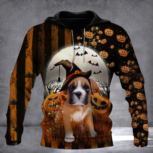 Boxer Puppy Halloween Hoodie