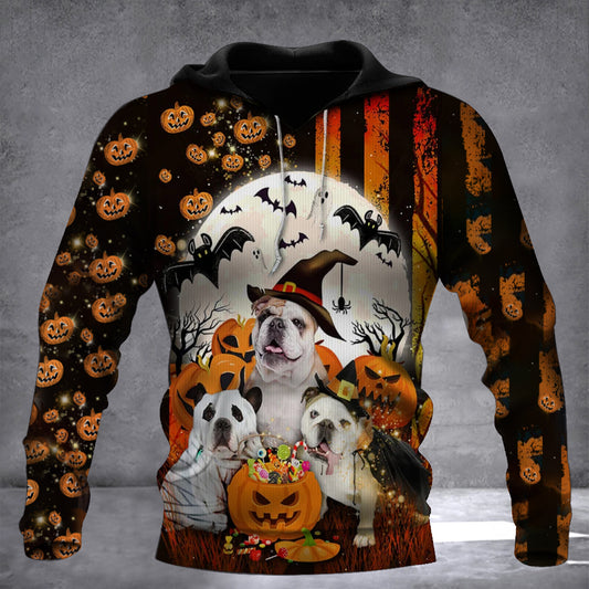 Bulldog Halloween Hoodie