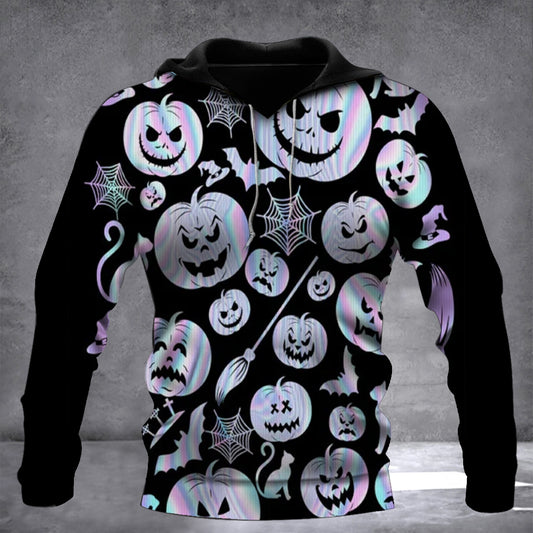 Cat Pumpkin Halloween Hoodie V2