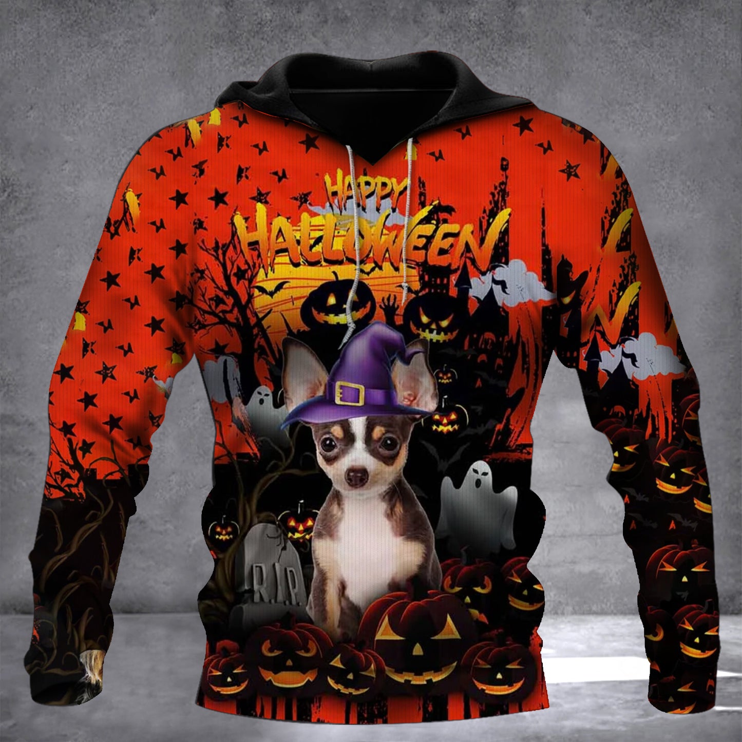 Chihuahua Happy Halloween Hoodie