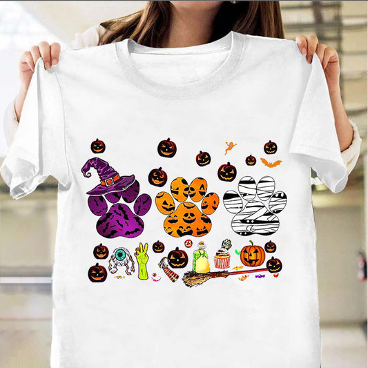 Dog Paw Halloween T-Shirt