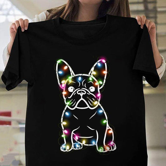 French Bulldog Christmas Light Shirt