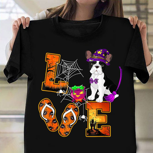 French Bulldog Love Halloween T-Shirt