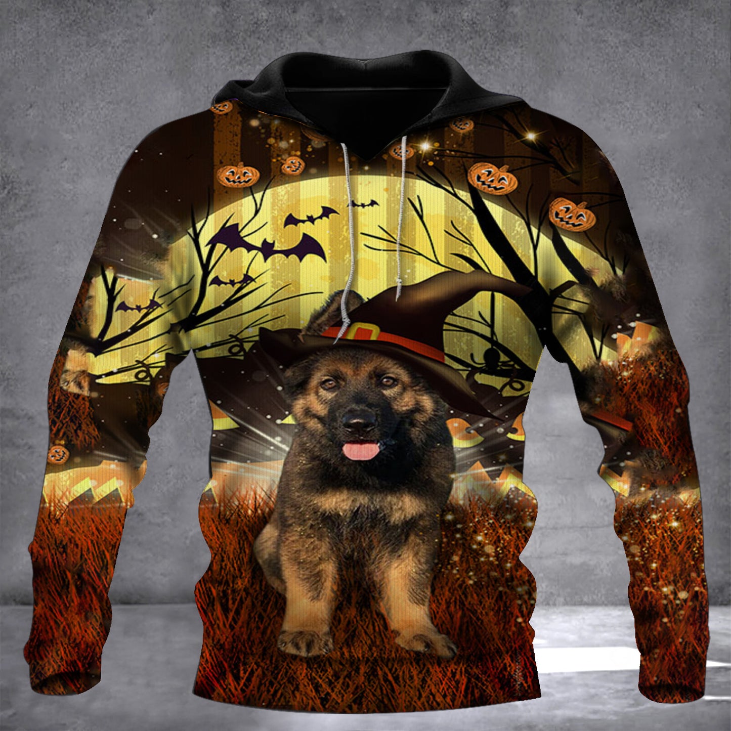 German Shepherd Happy Halloween Hoodie