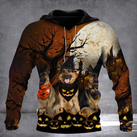 German Shepherd Happy Halloween Hoodie V2