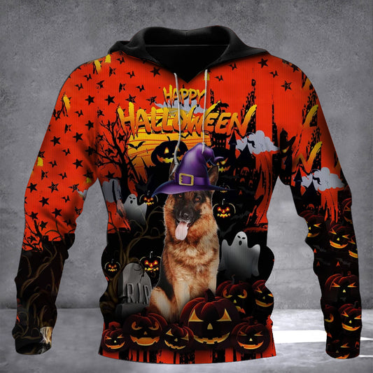 German Shepherd Happy Halloween Hoodie V2