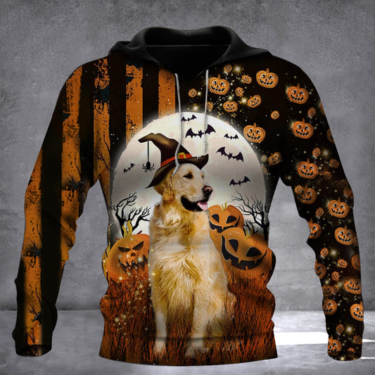 Golden Retriever Pumpkin Hoodie