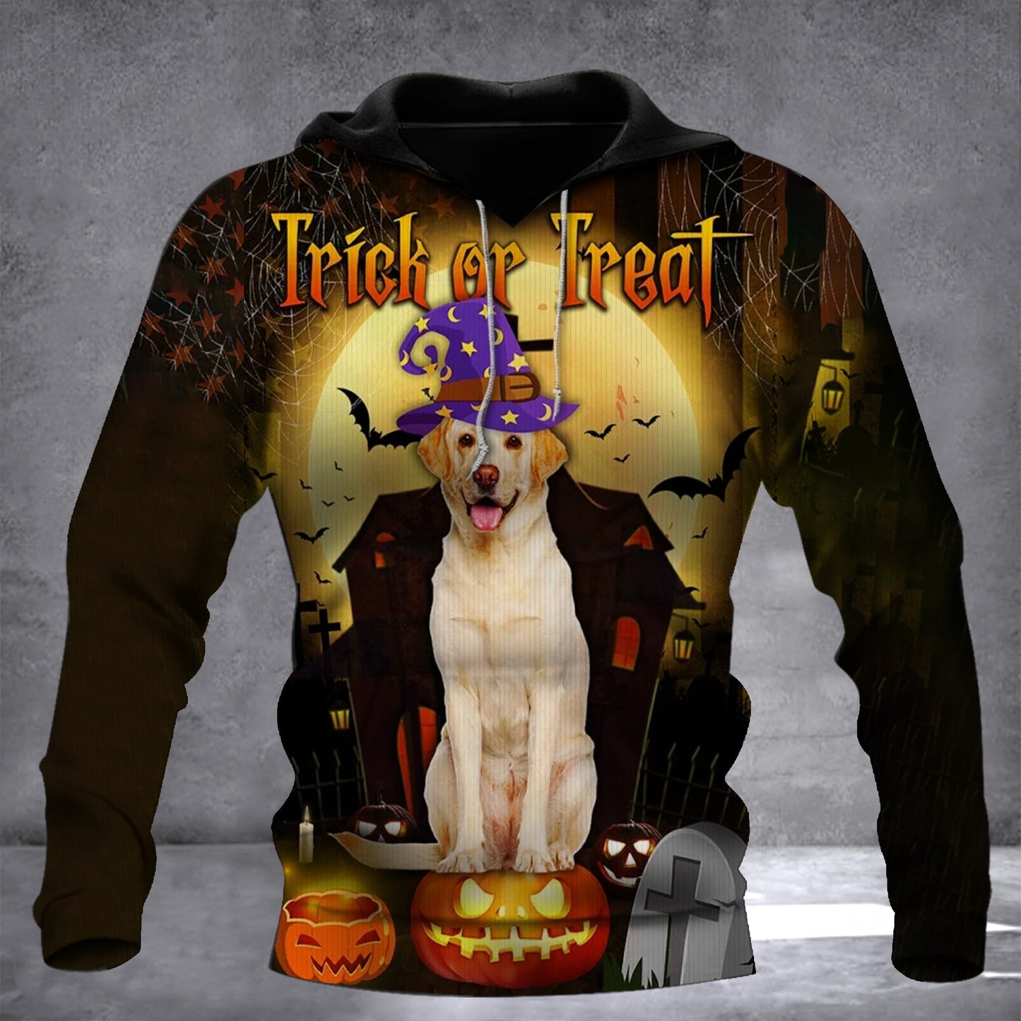 Labrador Retriever Trick Or Treat Halloween Hoodie