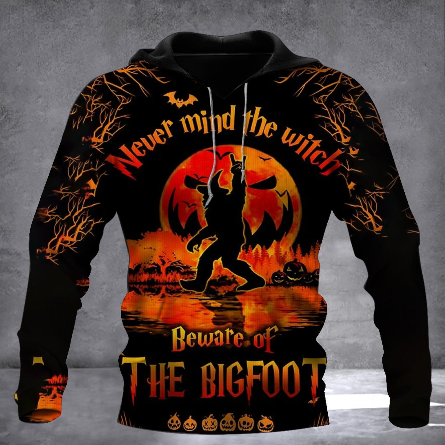 Never Mind The Witch Beware Of The Bigfoot Hoodie