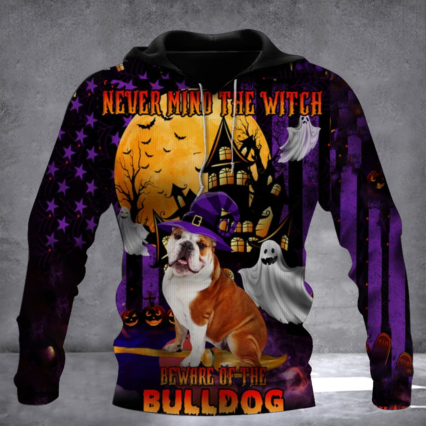 Never Mind The Witch Beware Of The Bulldog Hoodie V2