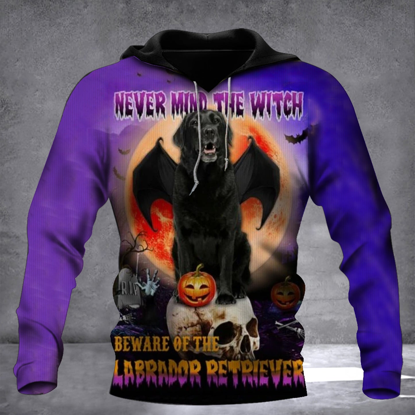 Never Mind The Witch Beware Of The Labrador Retriever Hoodie