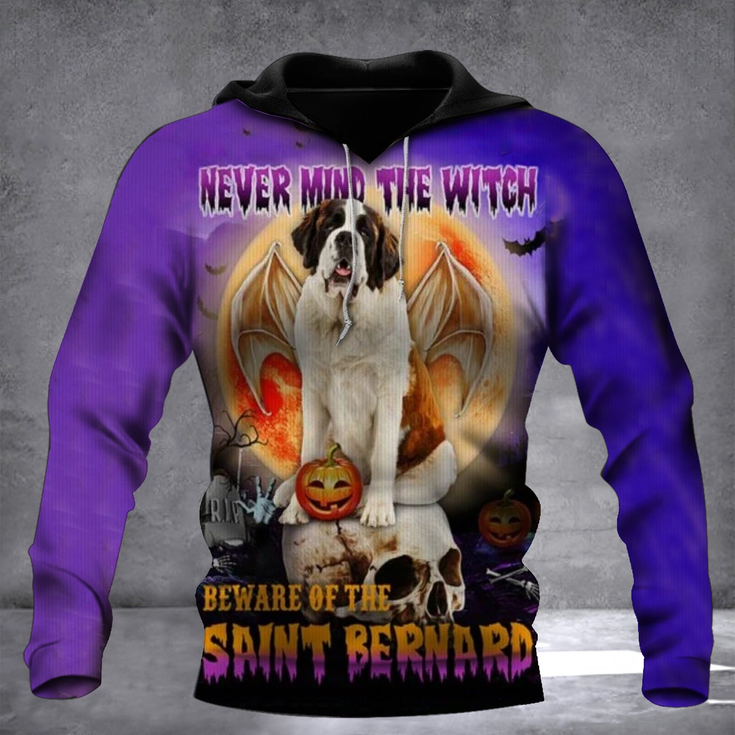 Never Mind The Witch Beware Of The Saint Bernard Hoodie