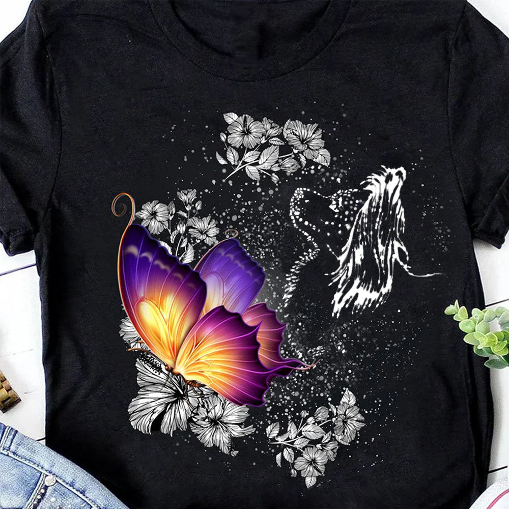 Papillon Dog In Heaven T-Shirt