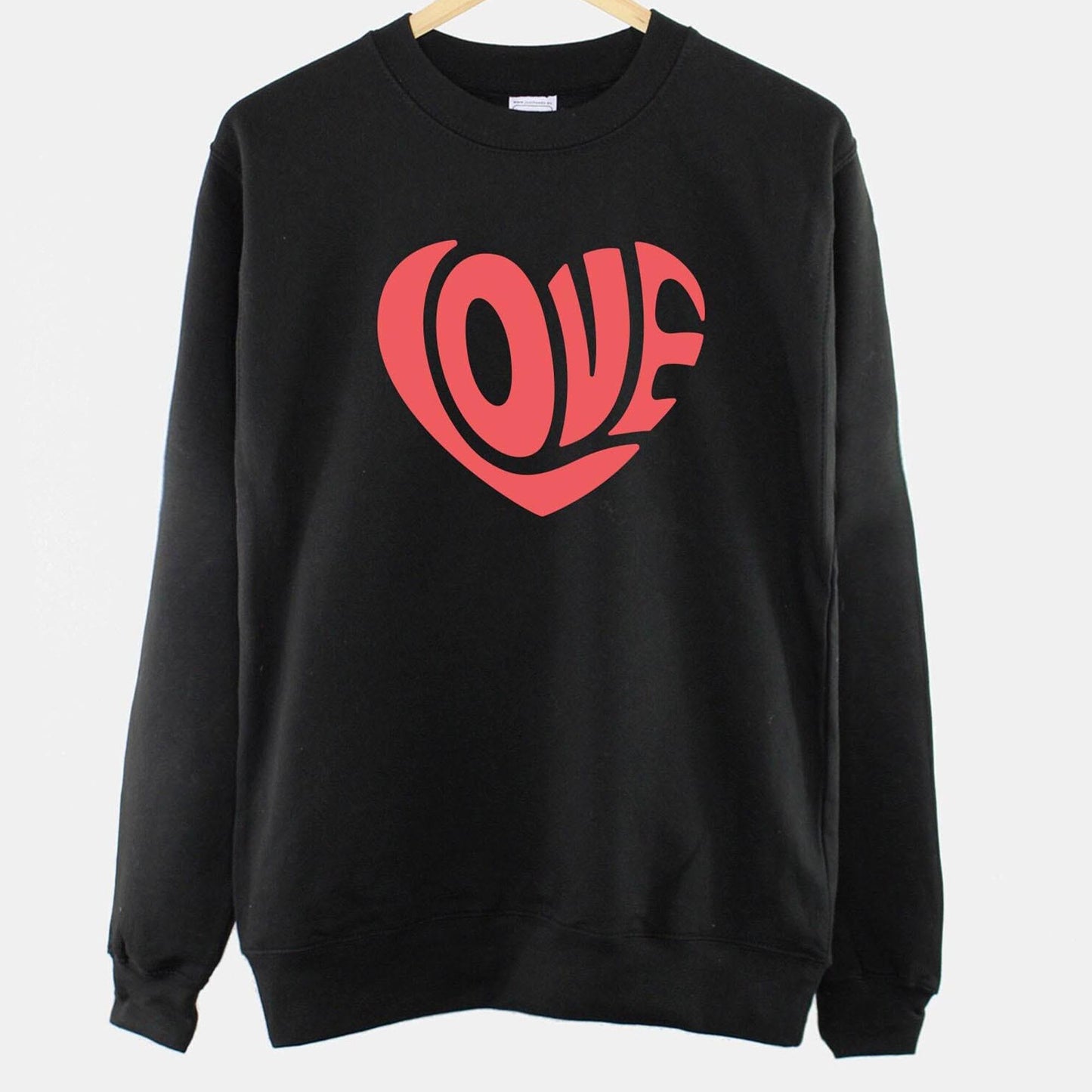 Retro Love Heart Sweatshirt