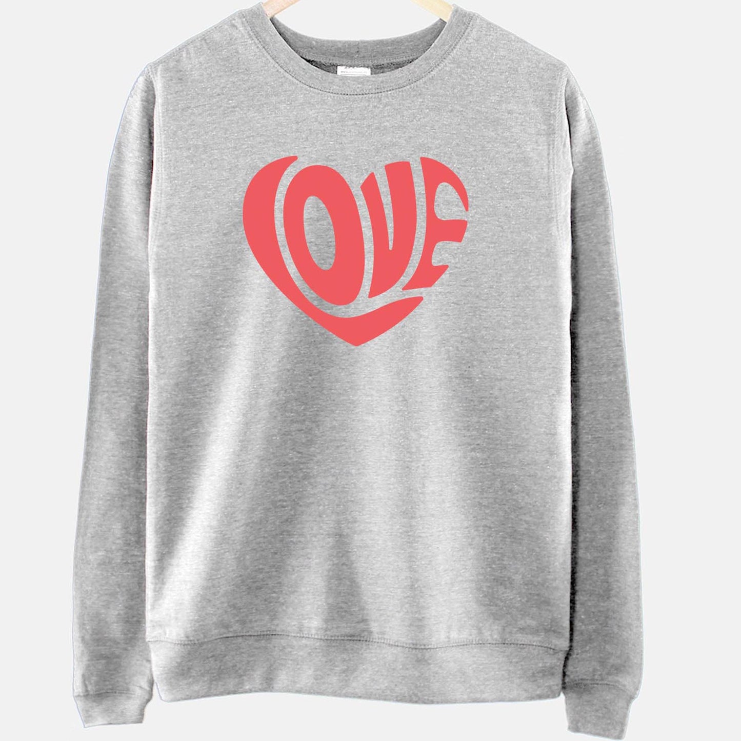 Retro Love Heart Sweatshirt