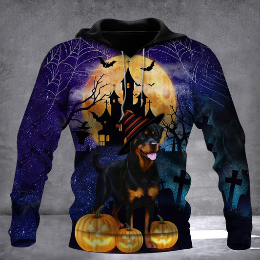 Rottweiler 3D Halloween Hoodie