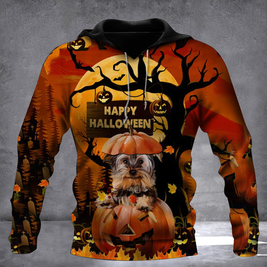 Schnauzer Happy Halloween Hoodie